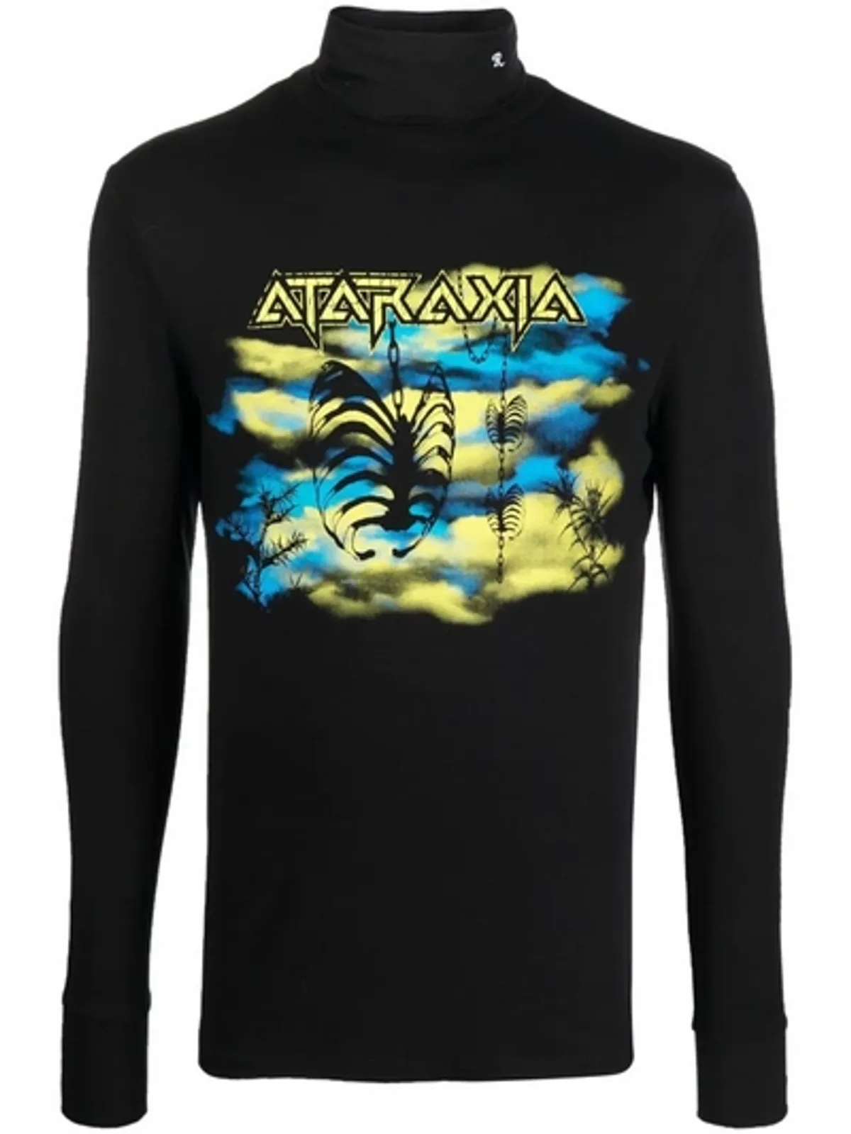 Raf Simons Ataraxia Black Turtleneck Top