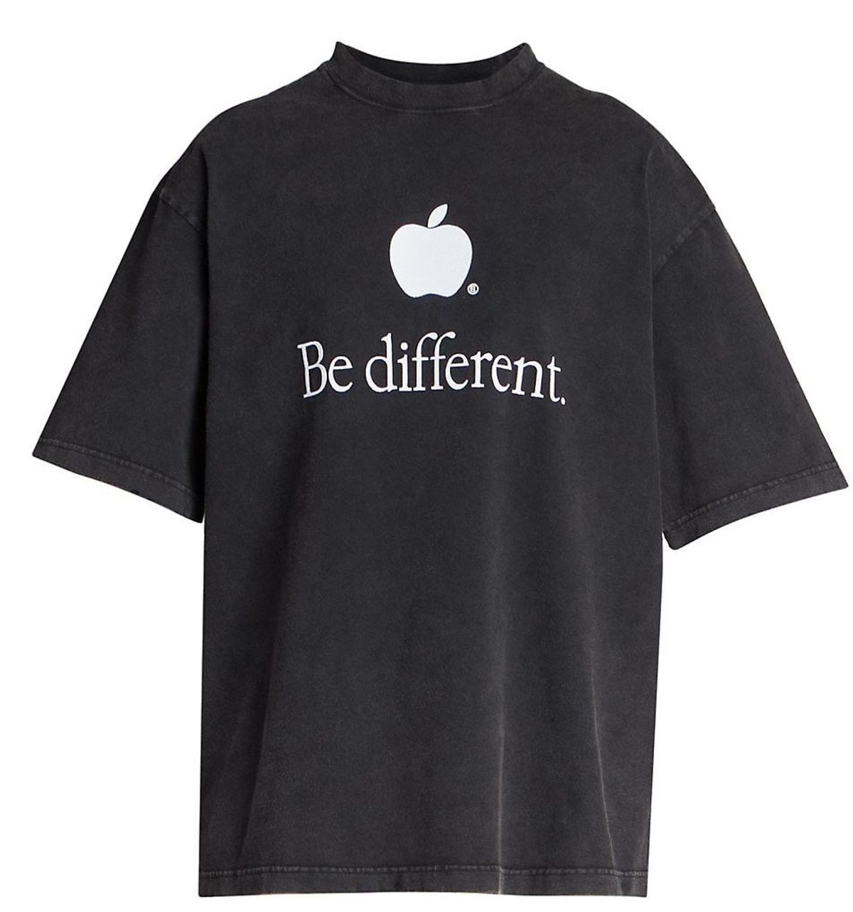 Balenciaga Be Different Black T-Shirt