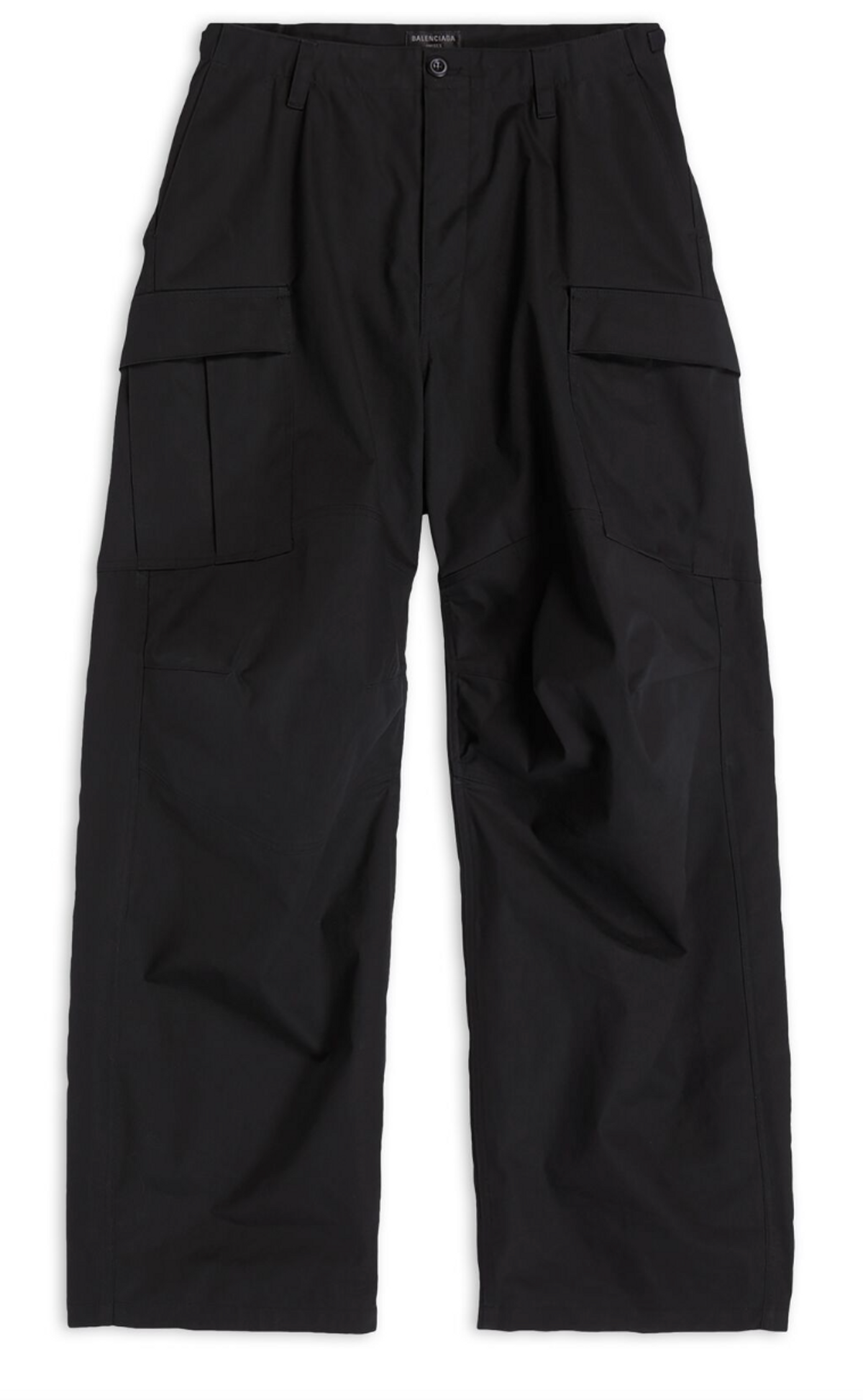 Balenciaga Kick Black Workwear Cargo Pants