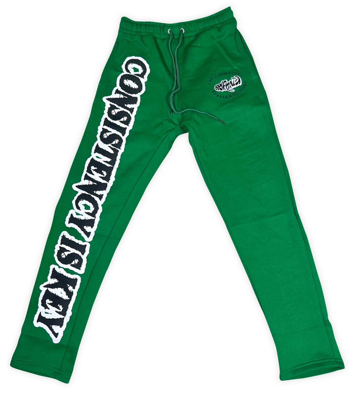Selfpaid Consistency Is Key Green Sweatpants