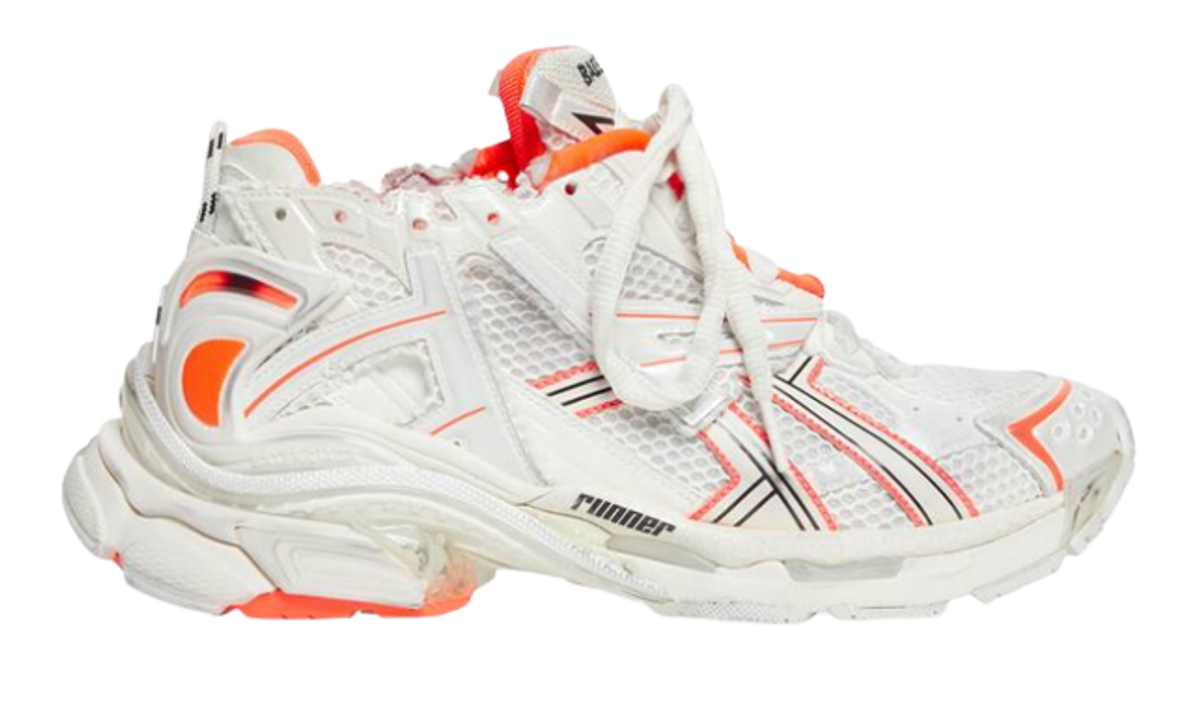 Balenciaga Runner Neon Orange Sneakers