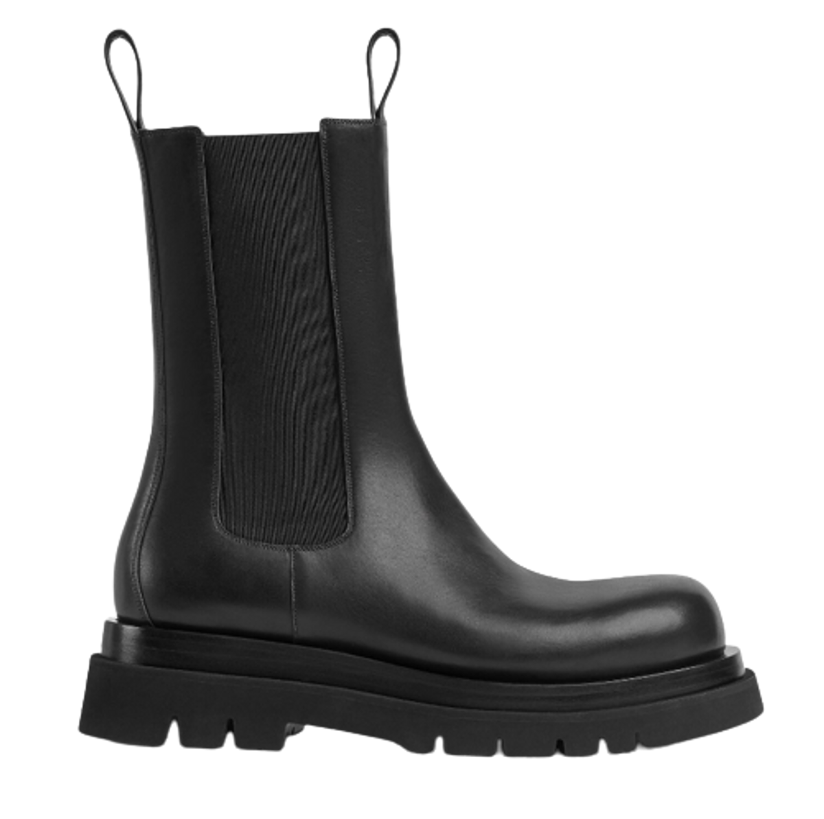 Bottega Veneta Lug Nero Chelsea Boots