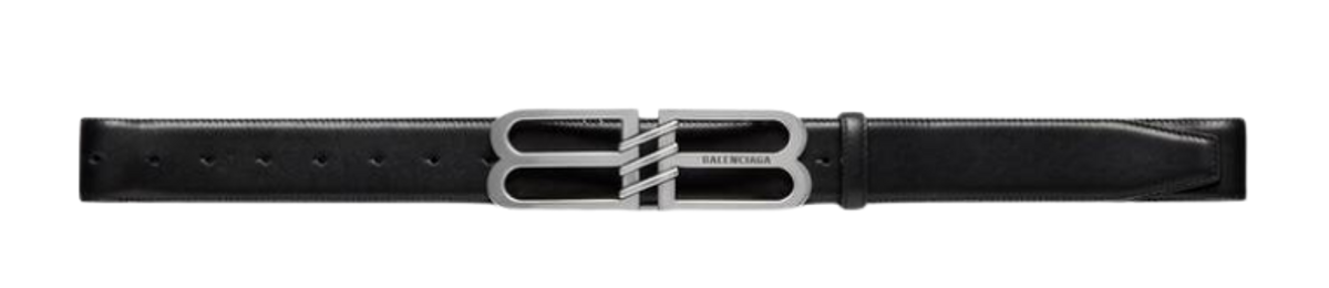 Balenciaga Signature Black Belt