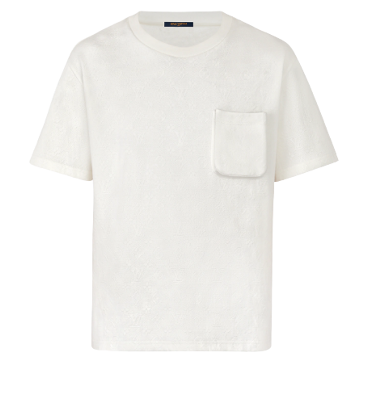 Louis Vuitton Signature 3D Pocket White T-Shirt