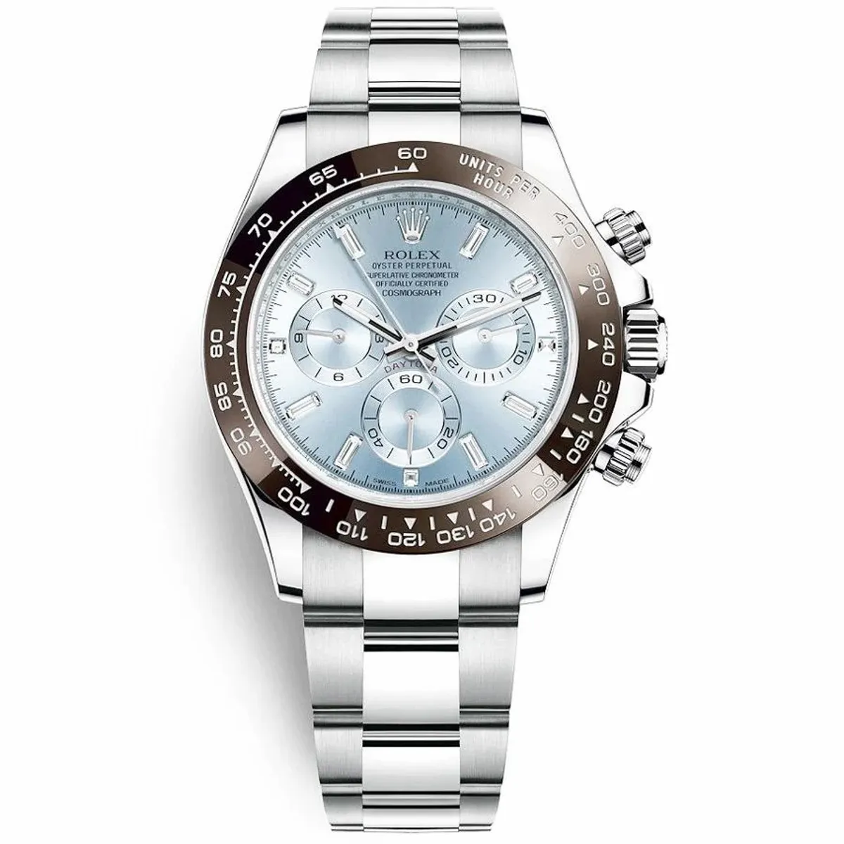Rolex Daytona 50th Anniversary Edition Ice Blue Diamonds Watch