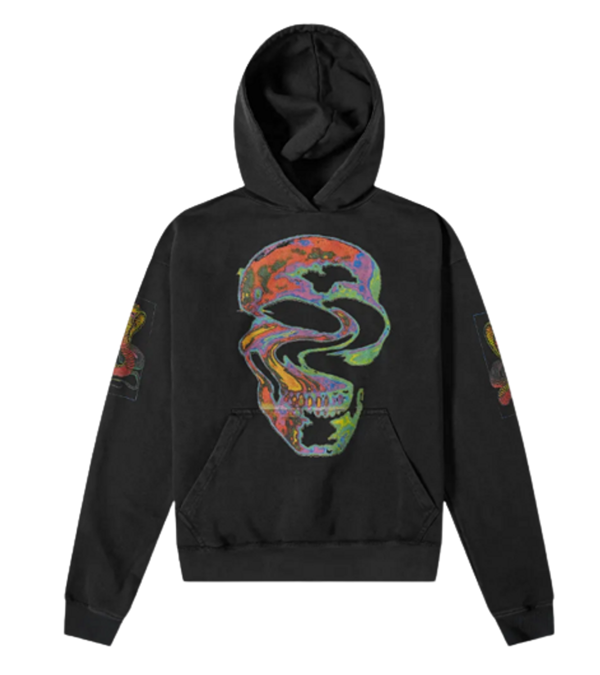 Rhude Psychedelic Skull Popover Hoodie