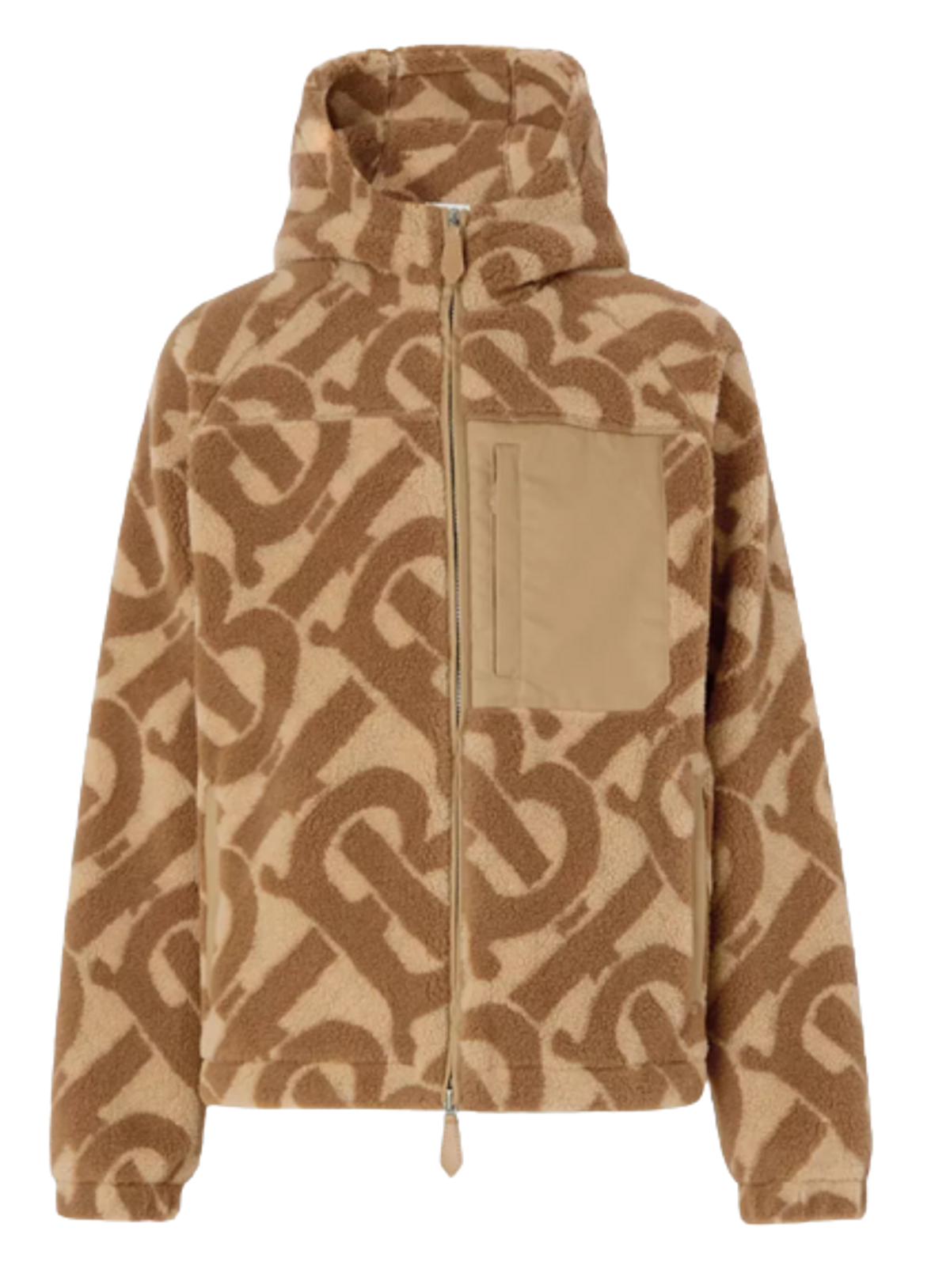 Burberry Monogram Fleece Jacquard Hoodie