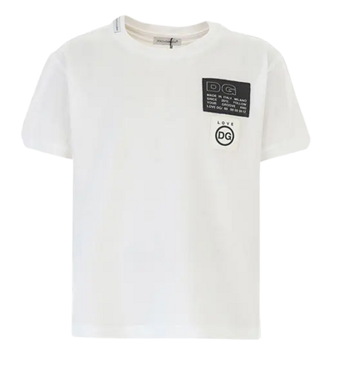 Dolce & Gabbana Round Ribber T-Shirt