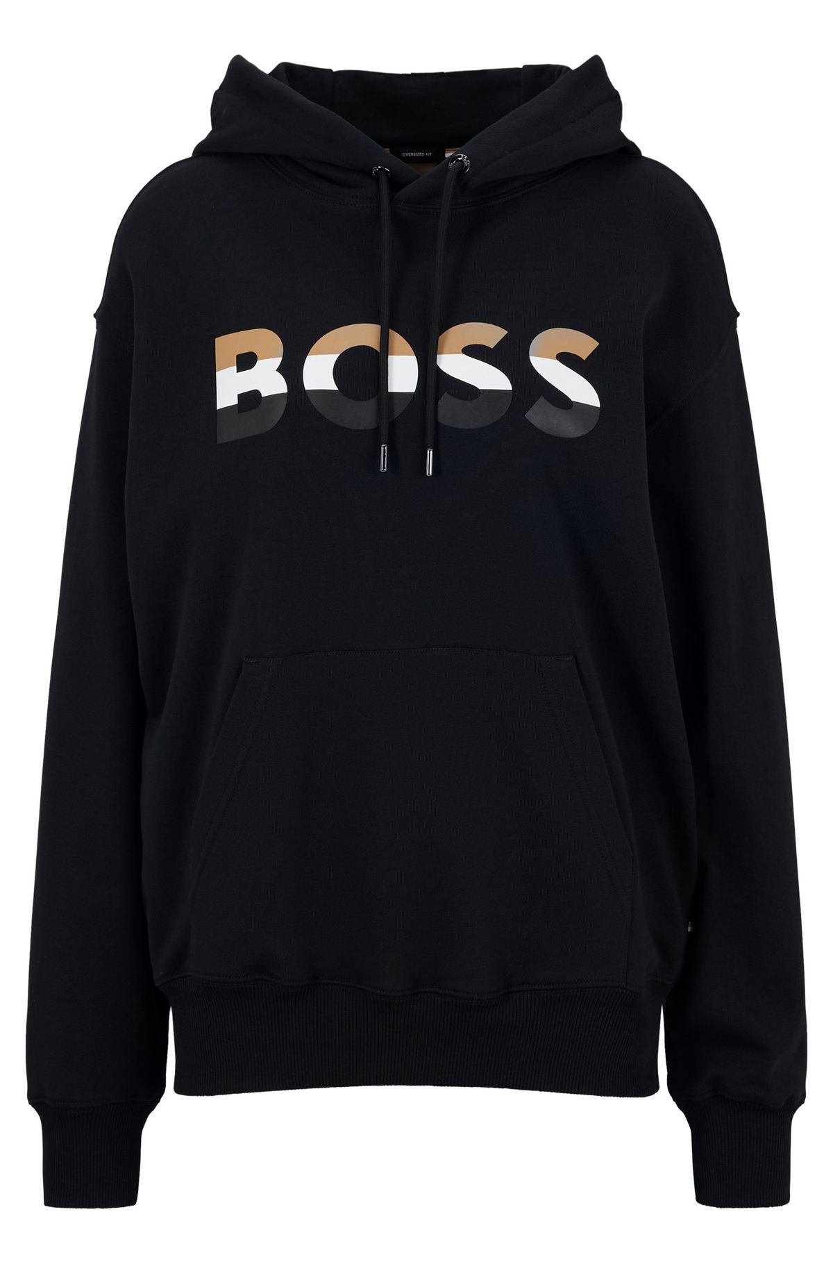 Hugo Boss Relaxed-Fit Black Hoodie