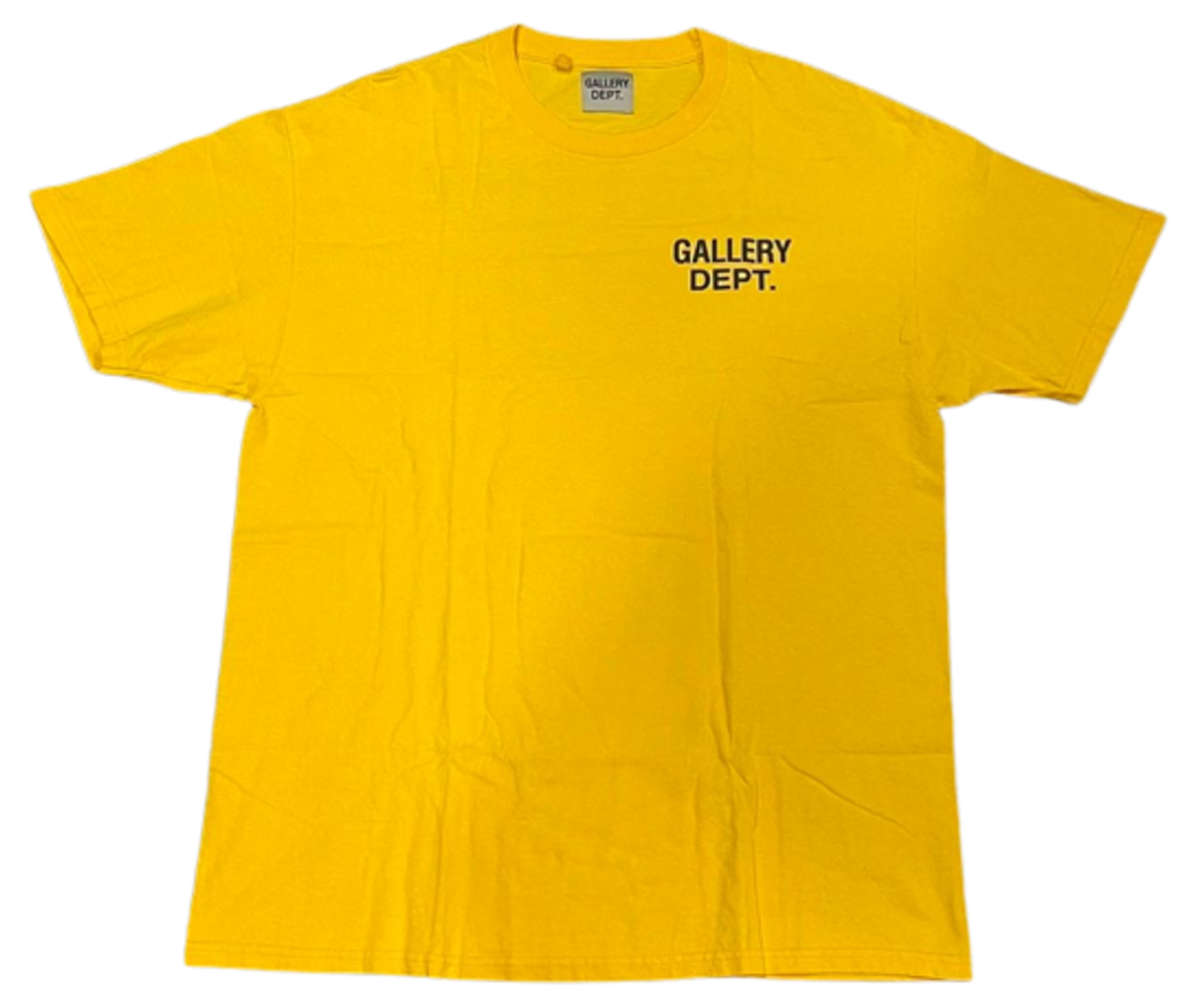 Gallery Dept. Yellow Vintage Souvenir TShirt WHAT’S ON THE STAR?
