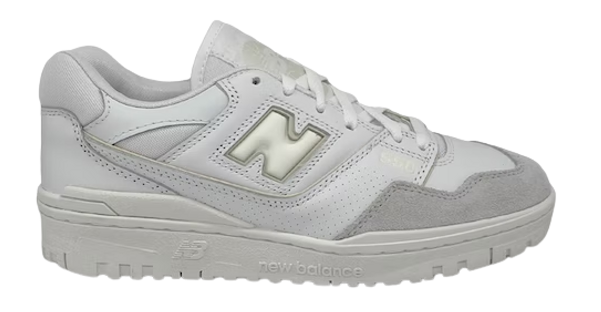 New Balance 550 White Grey Sneakers