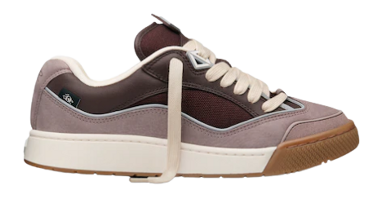Cactus Jack × Dior Mocha Grained Calfskin Sneakers