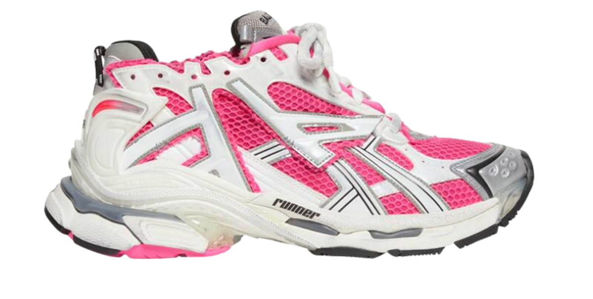 Balenciaga Runner White Pink Sneakers