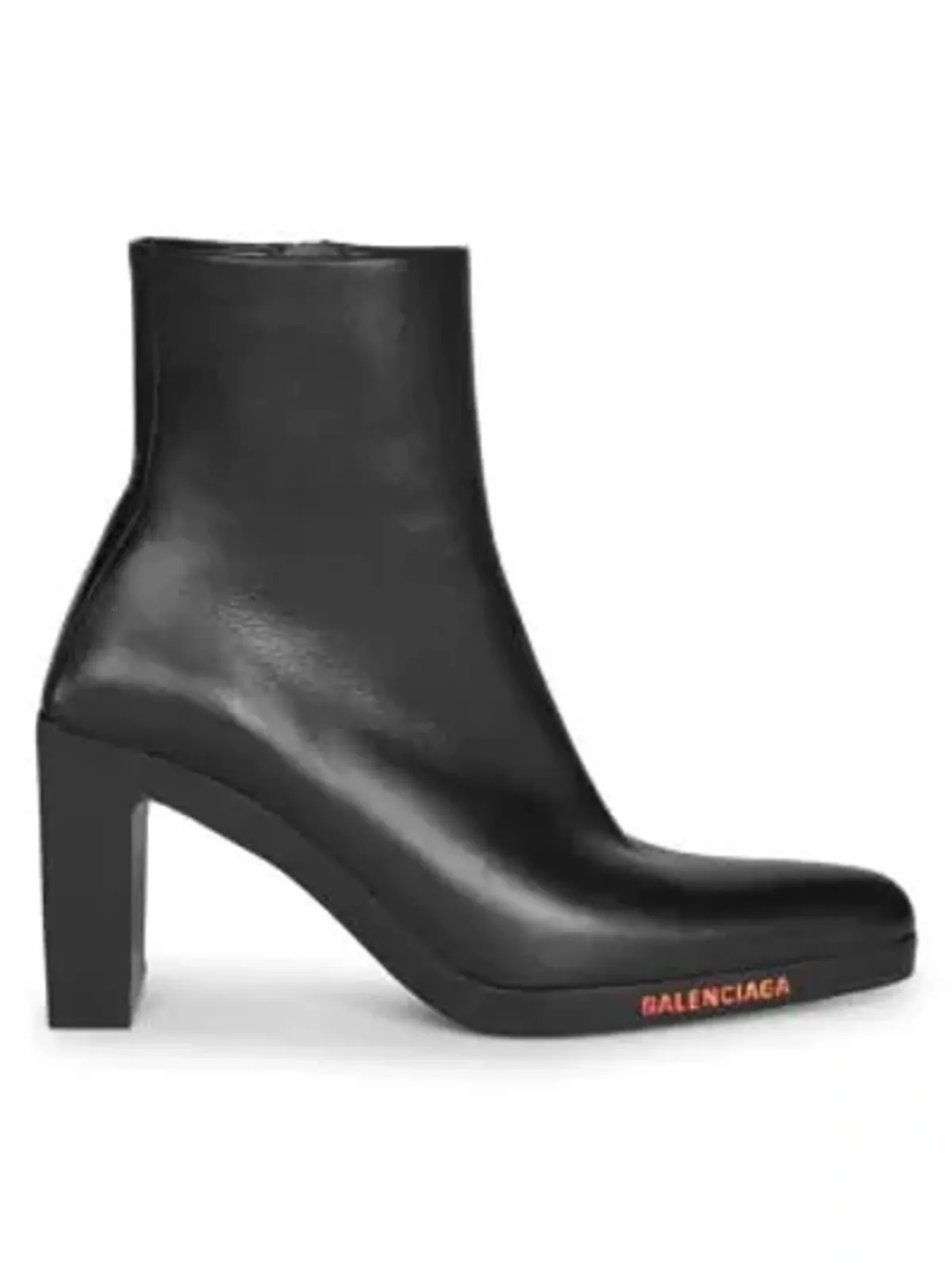 Balenciaga LedLogo PointToe Black Ankle Boots WHAT’S ON THE STAR?