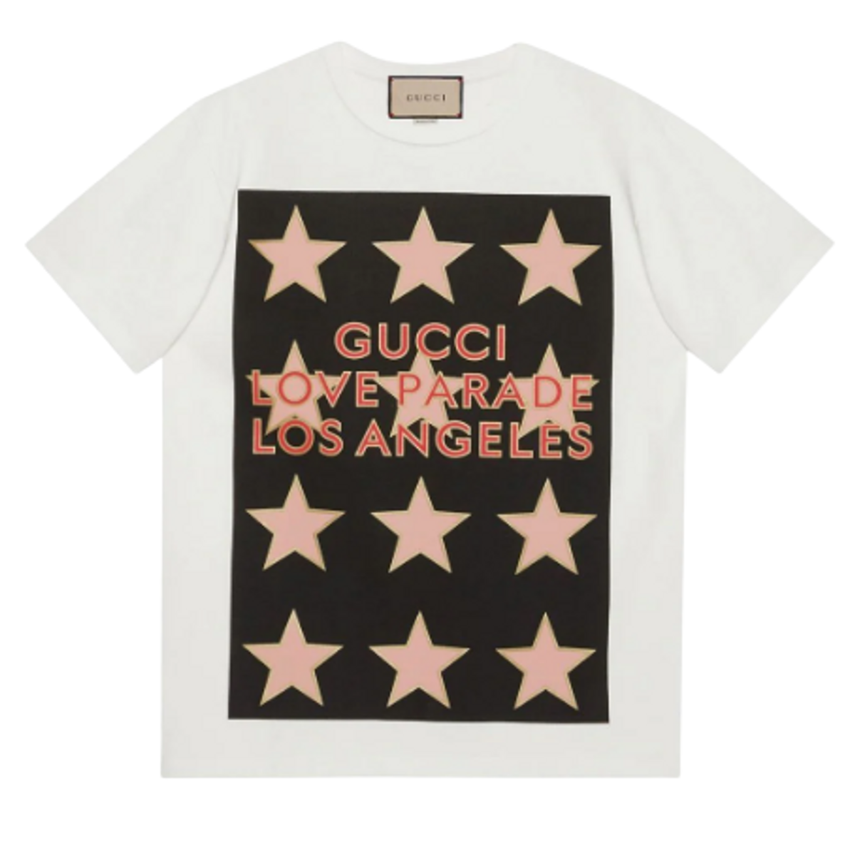 Gucci Love Parade White Cotton T-Shirt