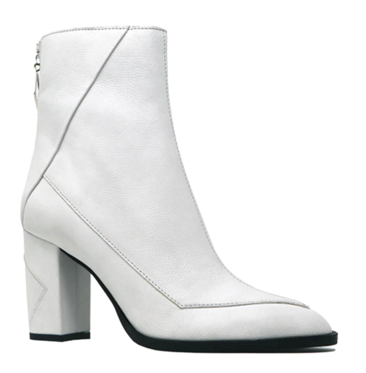 Sylven New York Almasi White Vegan Apple Leather Boots