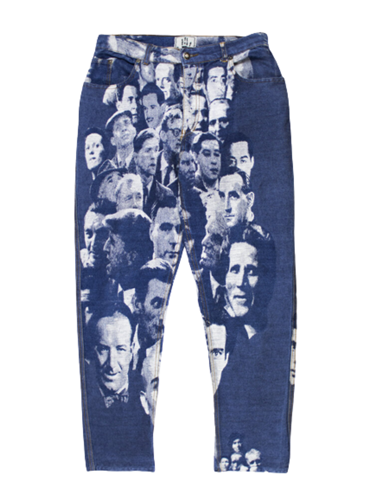 Jean Paul Gaultier AW1992 Jacquard Face Denim Jeans