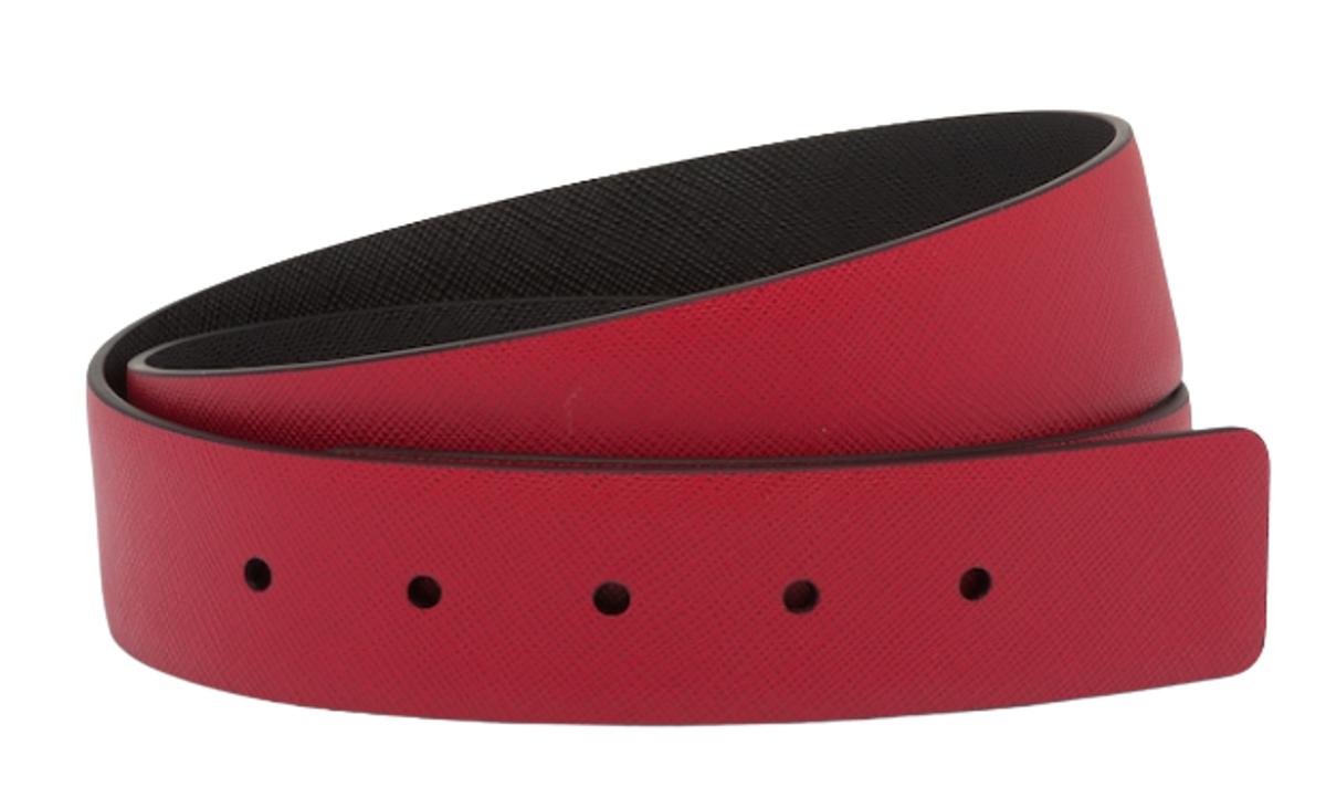 Prada Reversible Saffiano Leather Belt