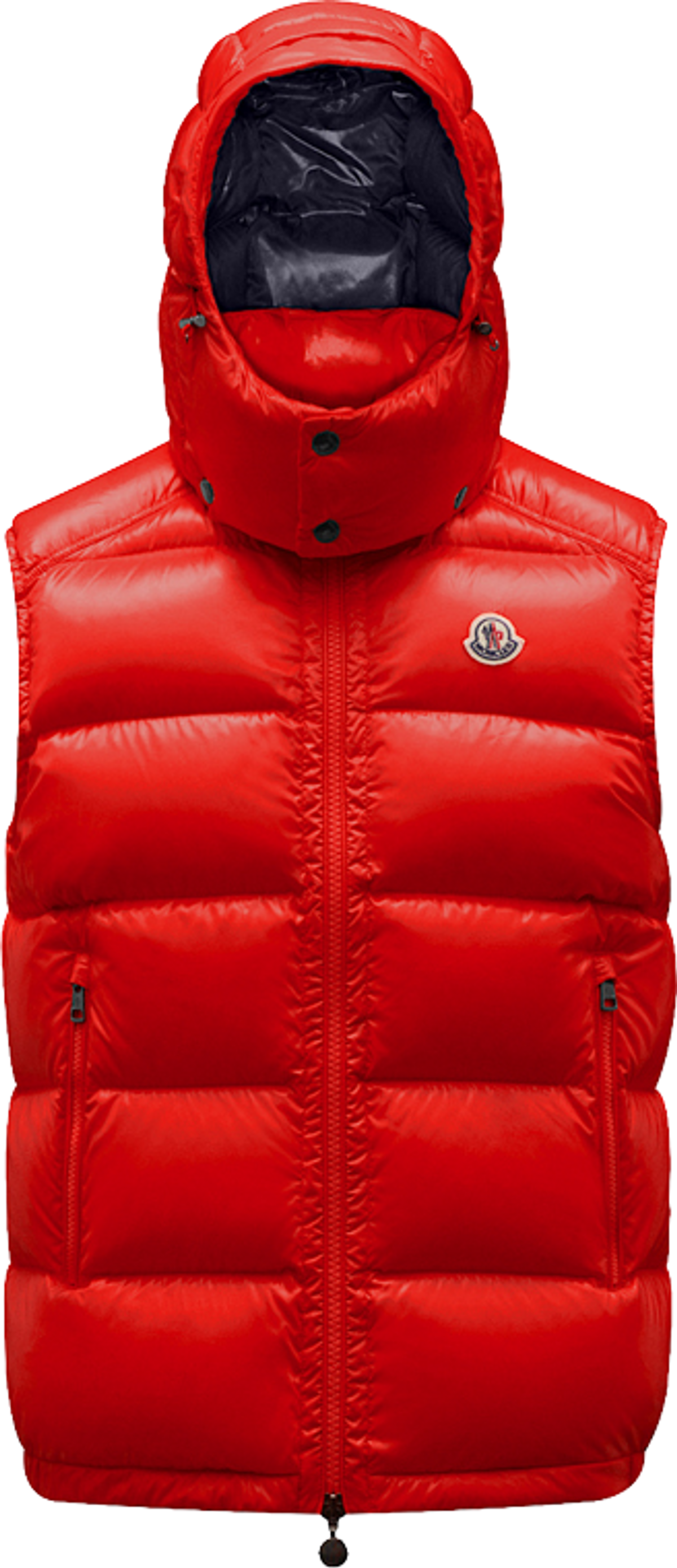 Moncler Bormes Lacquer Red Puffer Vest