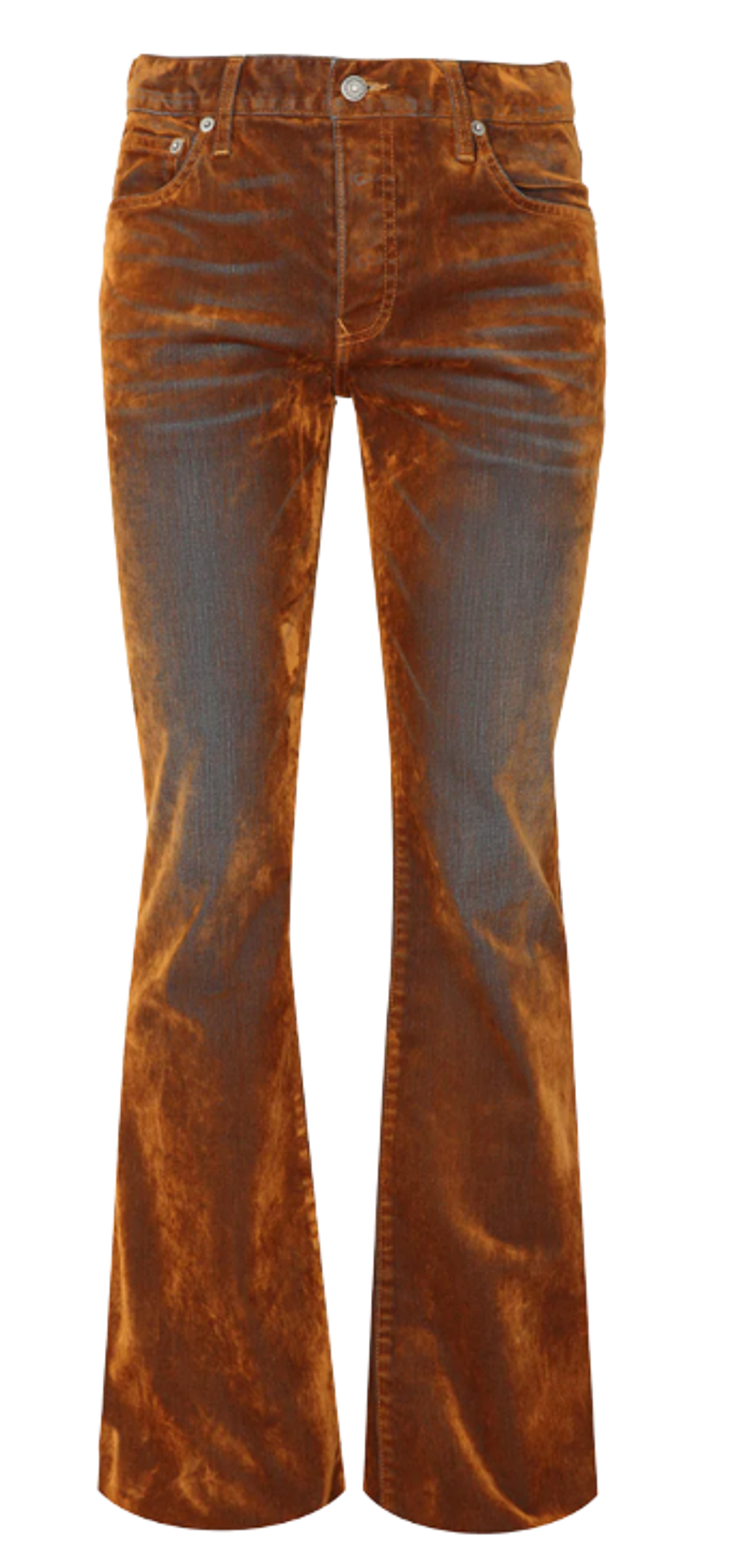 Cout De La Liberte Jimmy Suede Denim Jeans