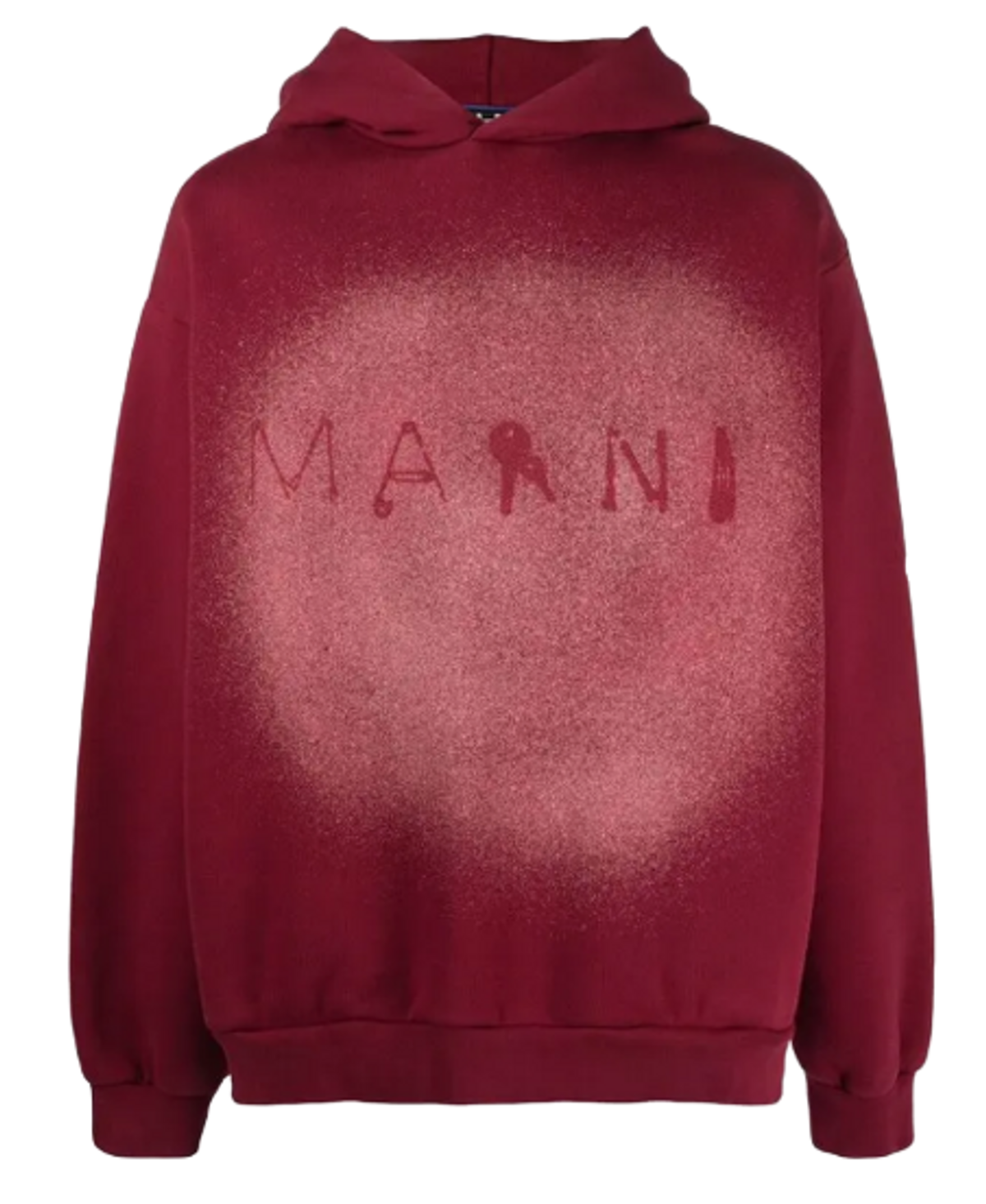 Marni Paint Splatter Logo-Print Hoodie