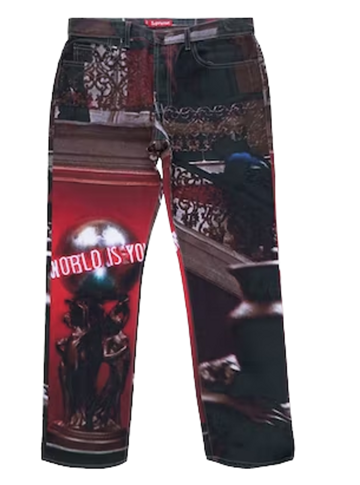 Supreme Scarface World Is Yours 5-Pocket Jeans