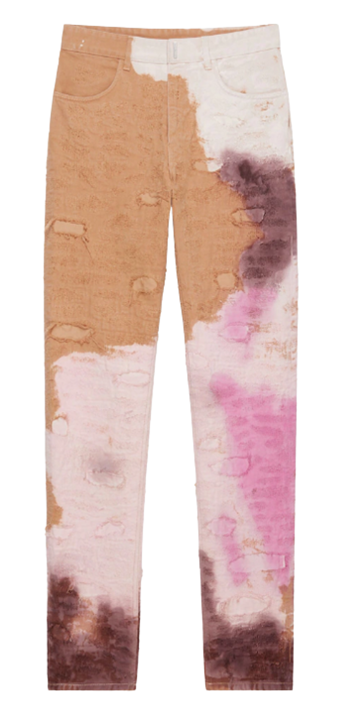 Givenchy Slim Fit Destroyed Denim Jeans