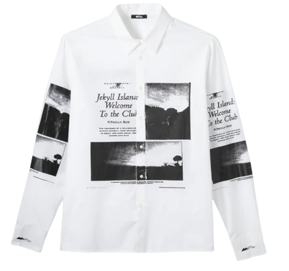 MSFTSrep Welcome to Jekyll Island Button Shirt