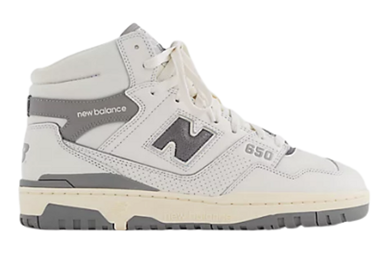 New Balance × Aime Leon Dore 650R Grey Sea Salt Sneakers