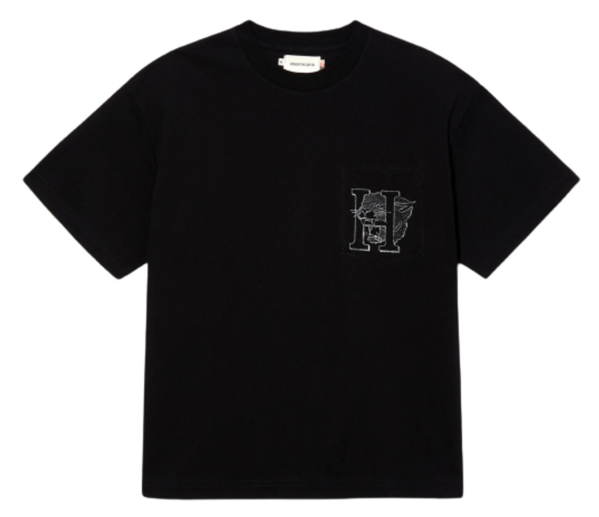Honor The Gift Mascot Pocket Black T-Shirt