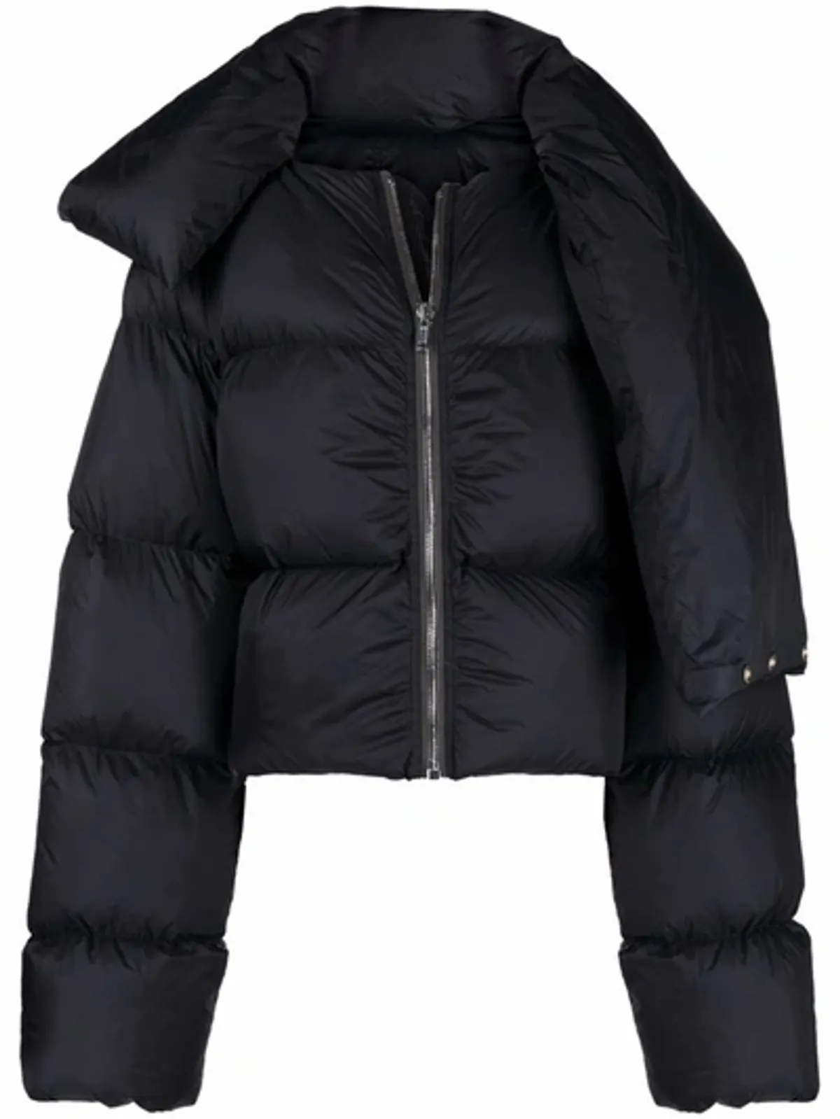 Rick Owens Strobe Oversized Funnel Neck Jacket
