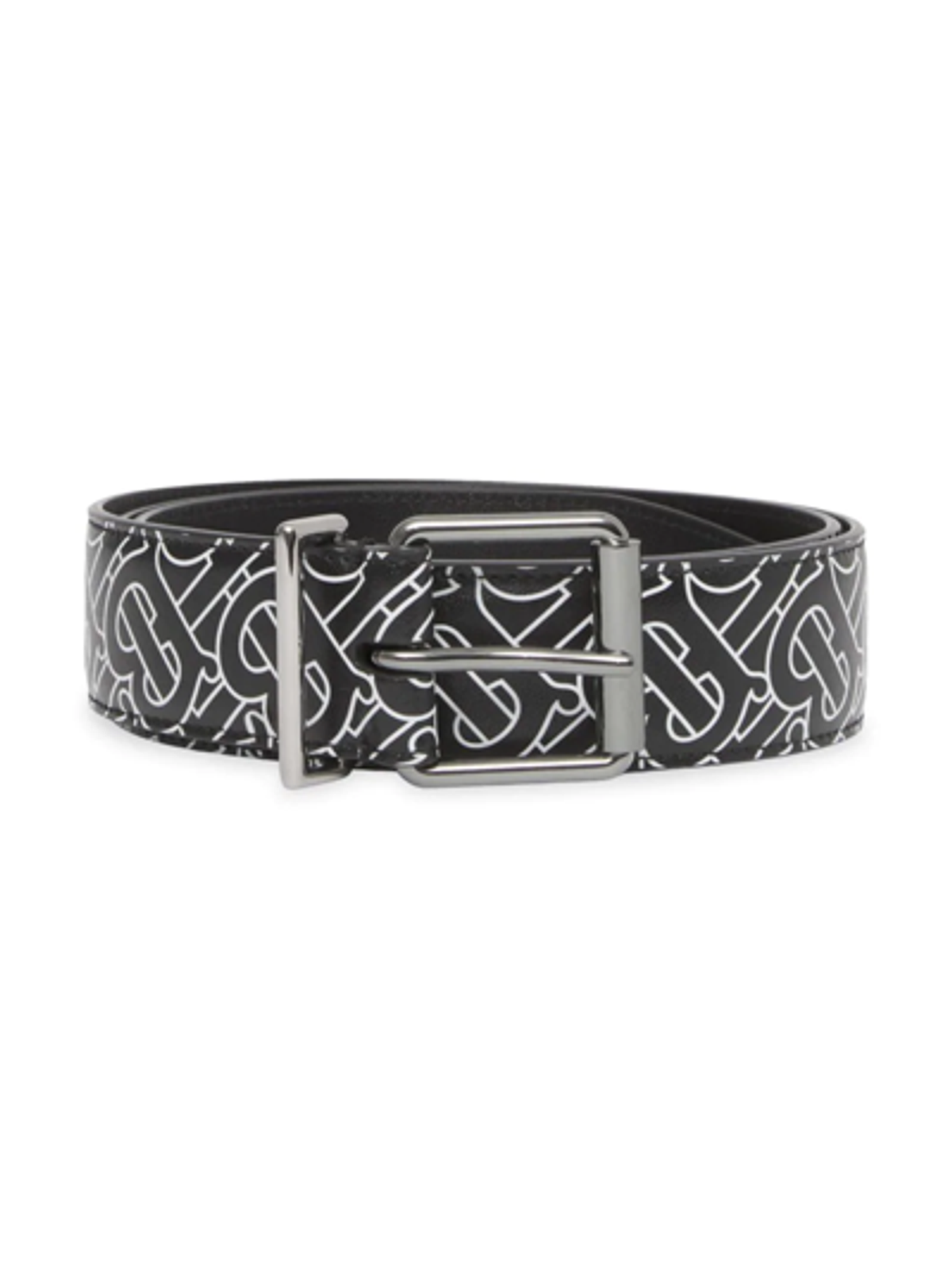 Burberry Monogram Motif Leather Belt