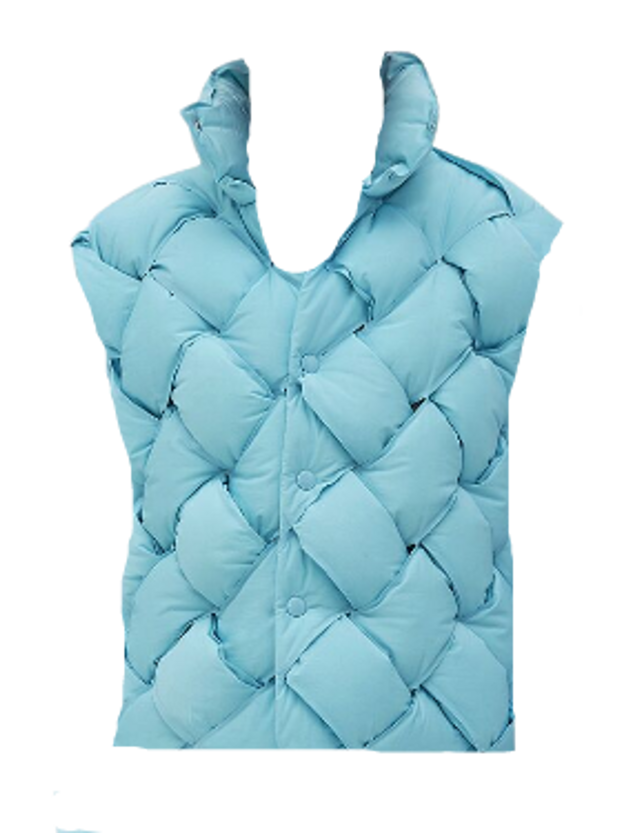 Bottega Veneta Pale Blue Gilet | WHAT'S ON THE STAR?