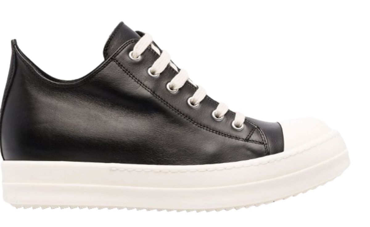 Rick Owens Performa Low Top Black Sneakers