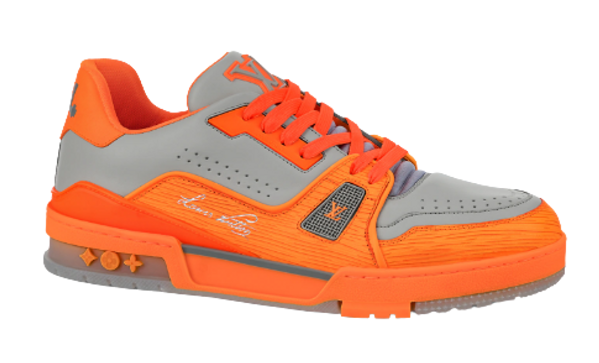 Louis Vuitton Trainer Orange Sneakers