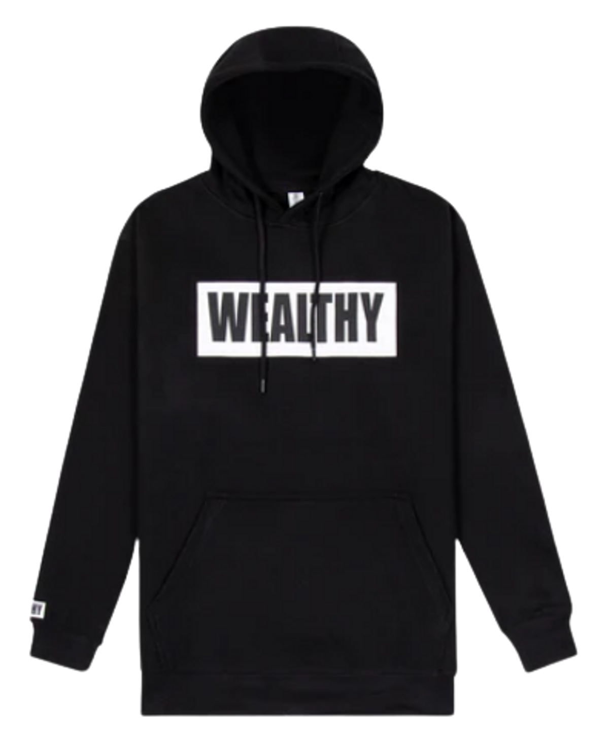 The Wealthy Brand Black White Hoodie