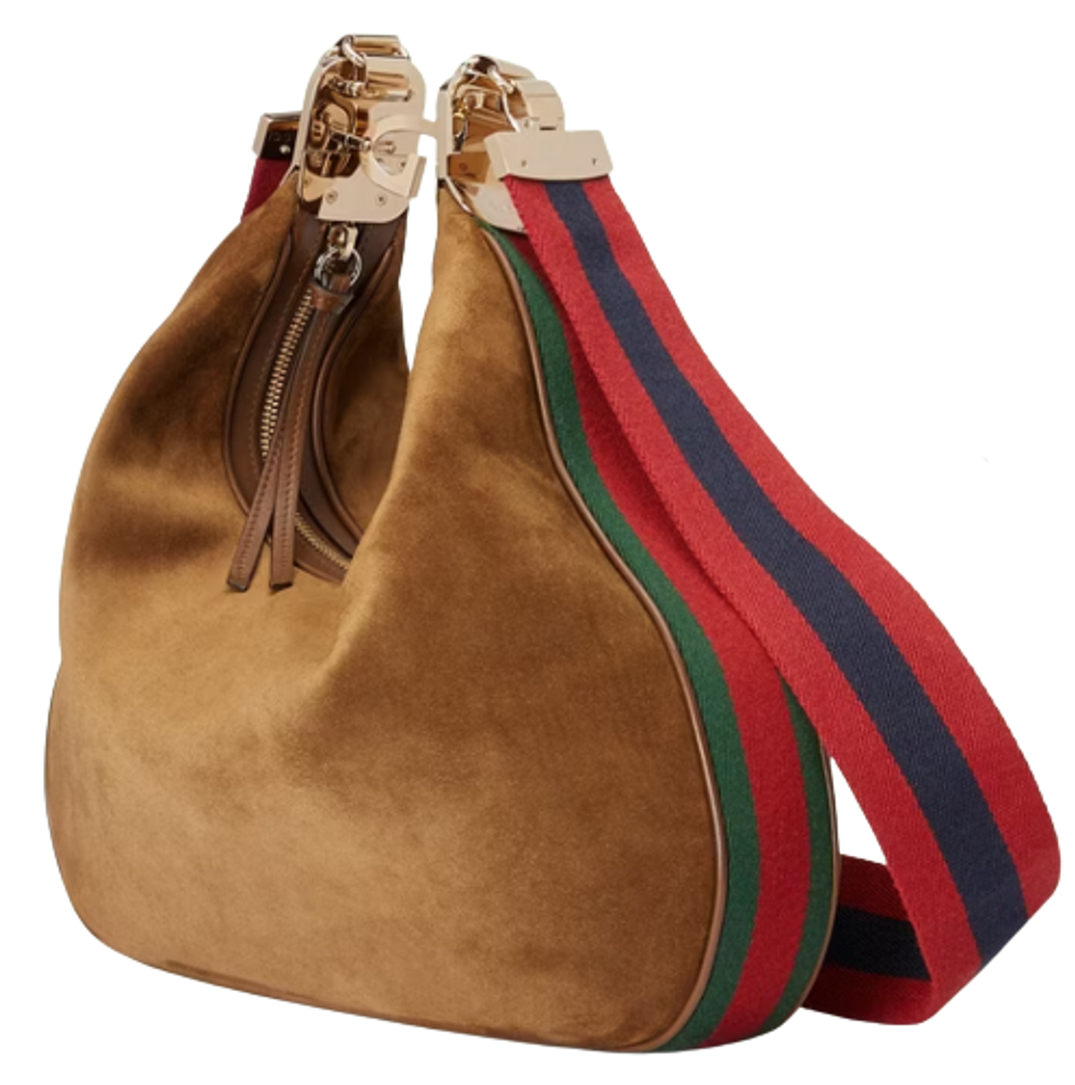 Gucci Attache Large Shoulder Brown Bag