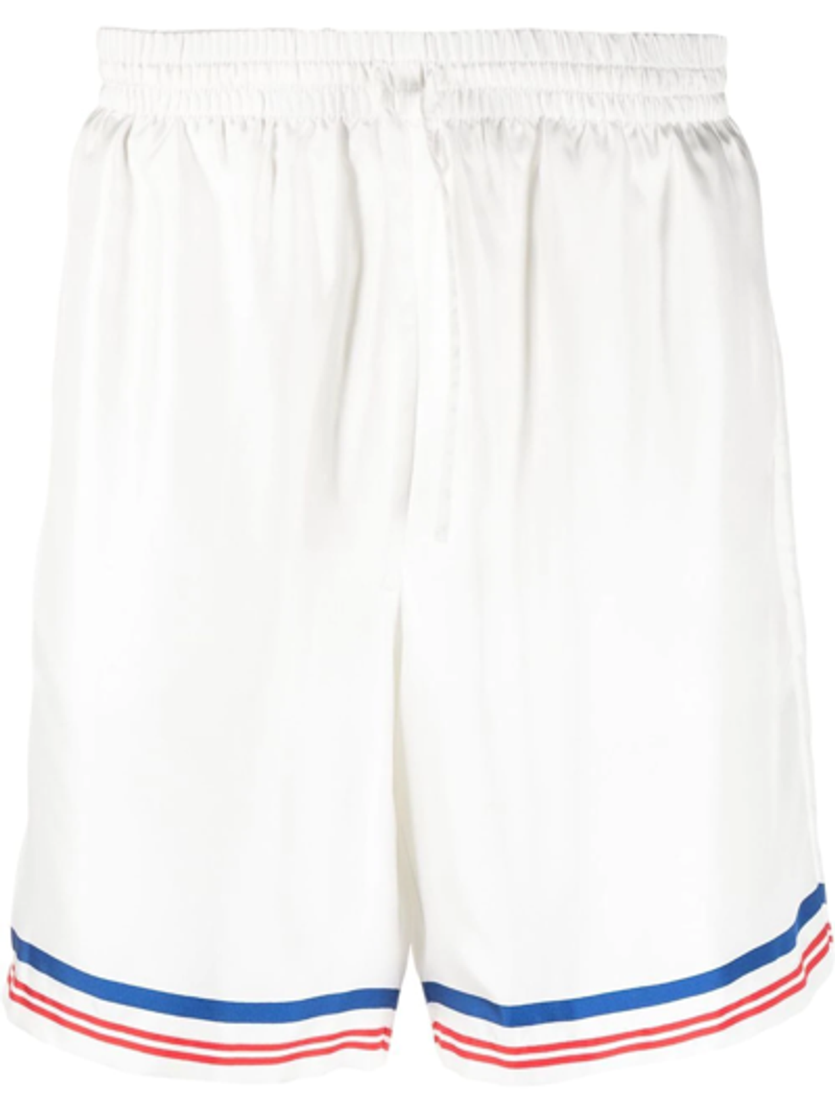 Casablanca Graphic-print Silk Drawstring Shorts