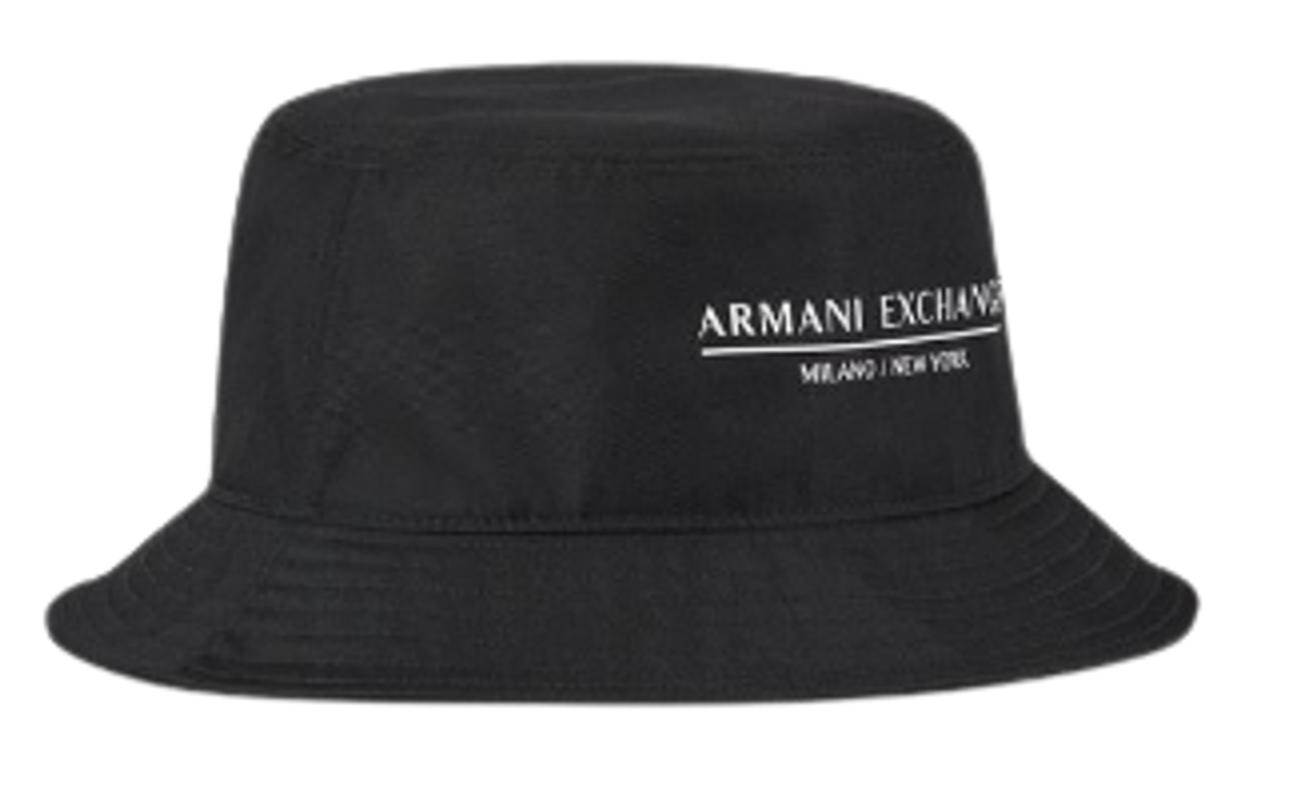 Armani Exchange Black Polyester Hat