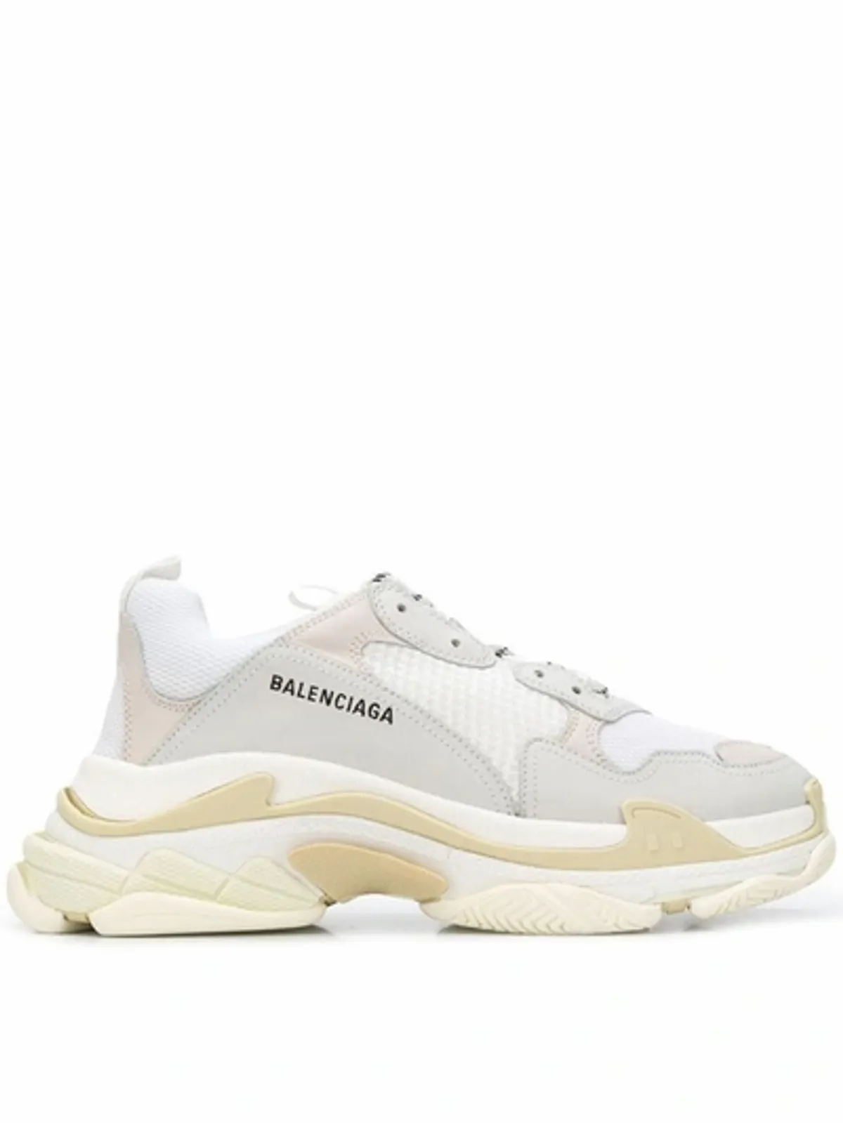 Balenciaga White Triple S Sneakers