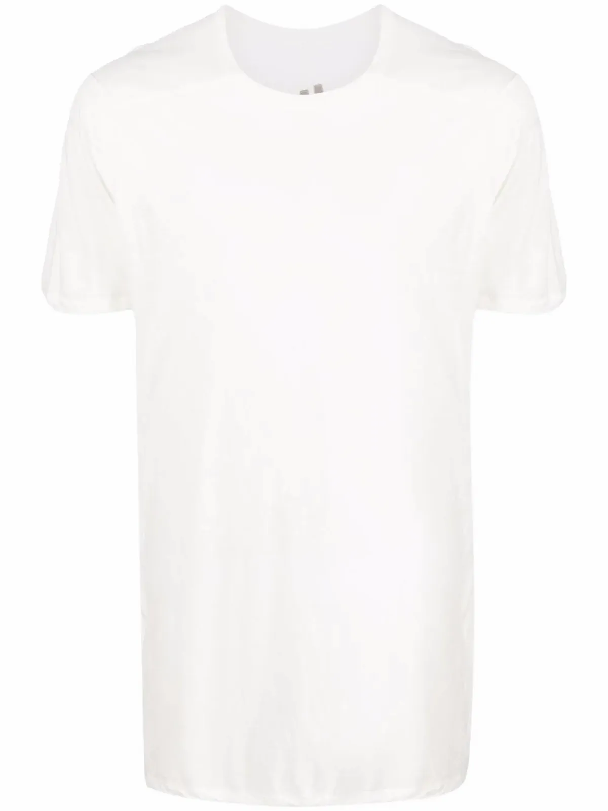 Rick Owens White Cotton Performa Level T-shirt In Beige
