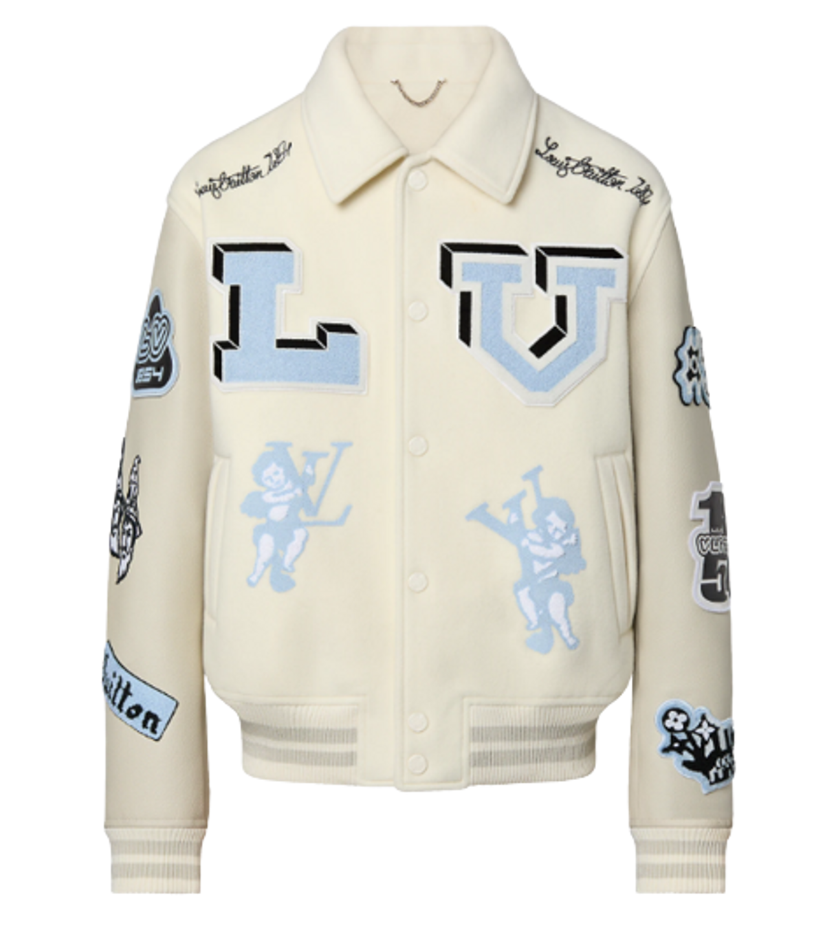 Louis Vuitton Multi Patched Mixed Leather Blouson