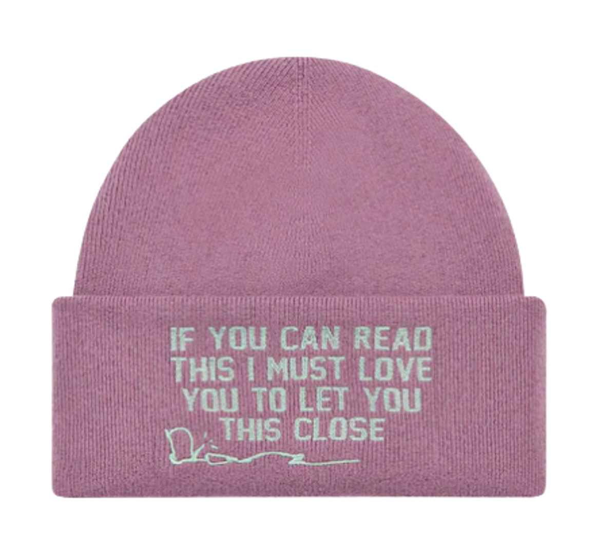 Cactus Jack × Dior Violet Cashmere Knit Beanie
