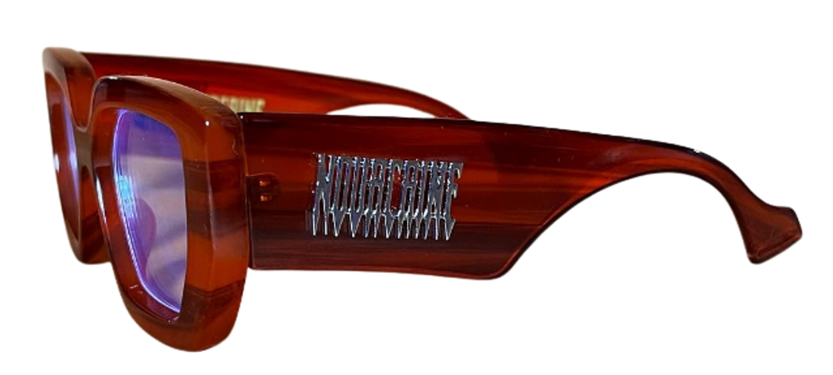 Novacaine Orange Woodgrain Pov Sunglasses