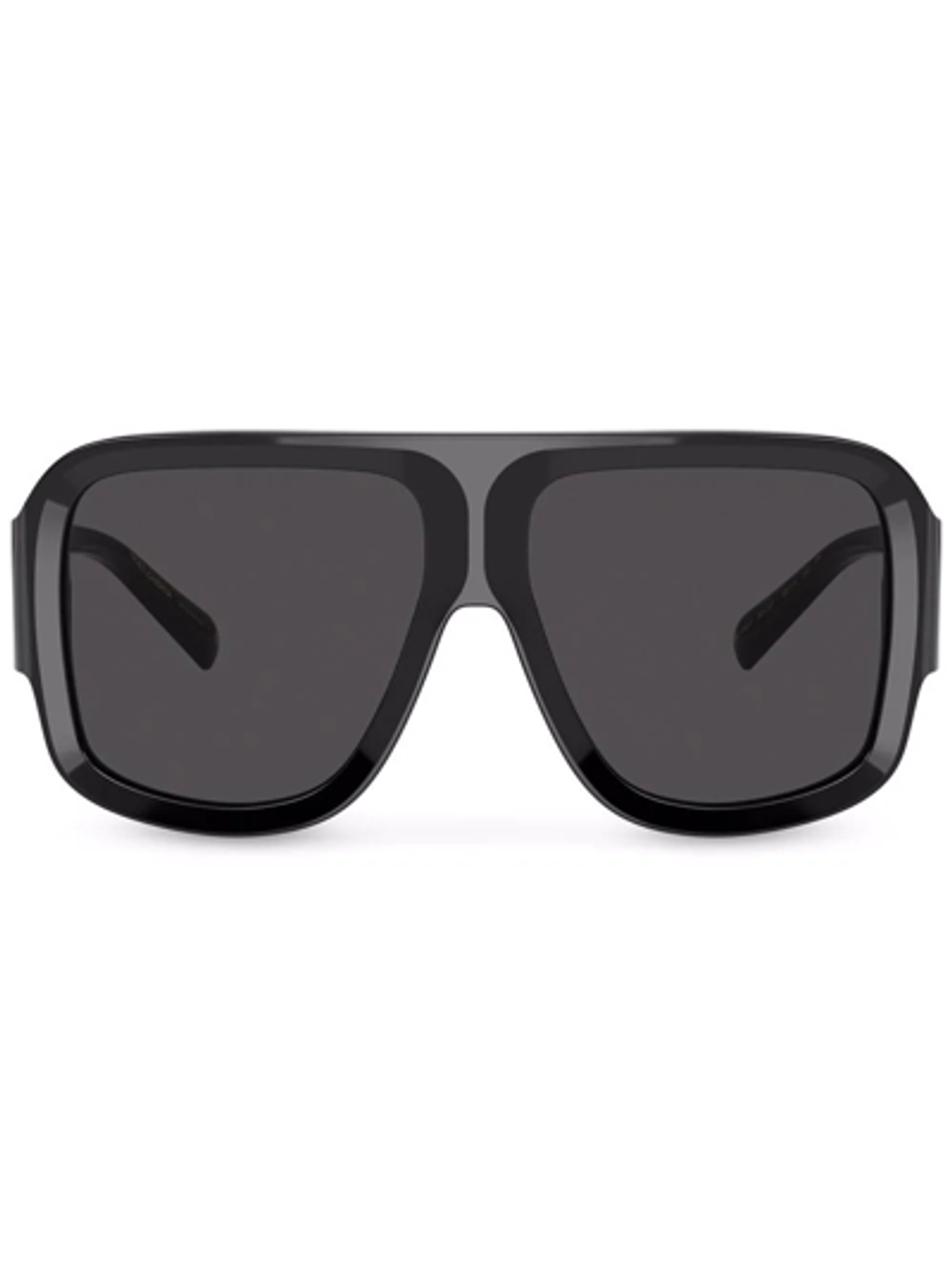 Dolce & Gabbana Black Magnificent Oversized-Frame Sunglasses