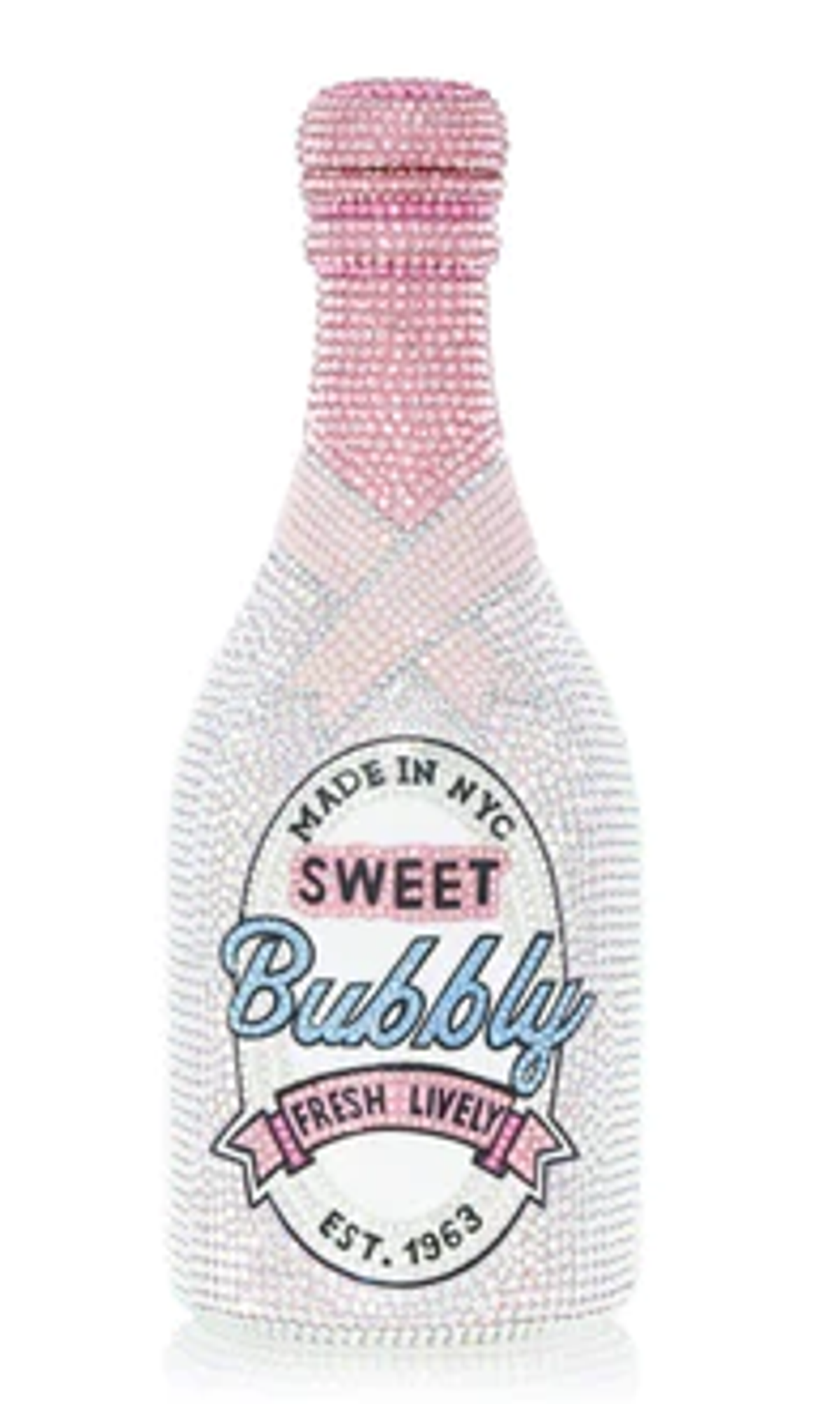 Judith Leiber Couture Champagne Bottle Bubbly Clutch
