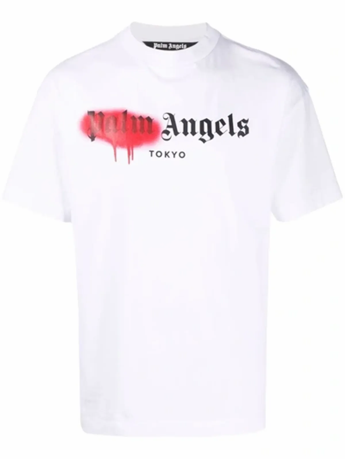 Palm Angels Sprayed Logo-print T-shirt