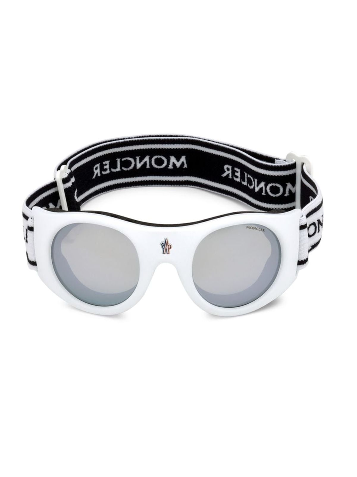 Moncler White And Grey Mirror City Goggles