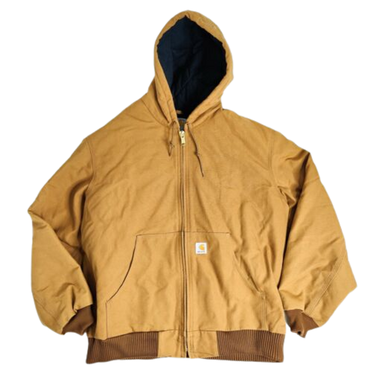 Carhartt Brown Canvas Full Zip Hooded Jacket WHAT’S ON THE STAR?
