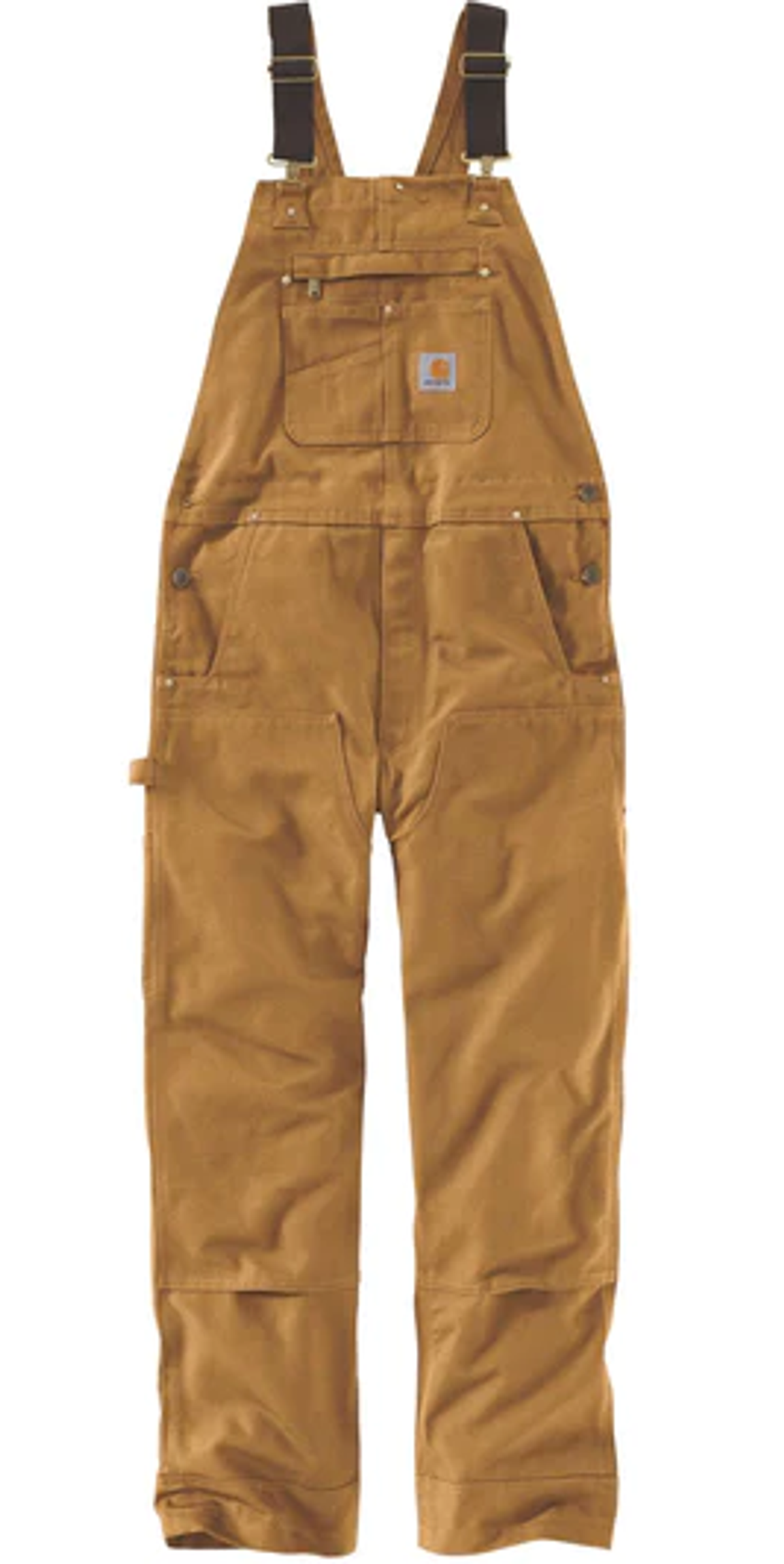 Carhartt Brown Duck Bib Overalls WHAT’S ON THE STAR?
